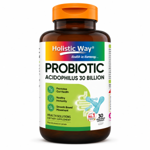 HOLISTIC WAY Probiotic Acidophilus Complex 30 Billion 30 count