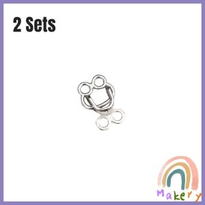 Makery Metal Jeans Button Snaps Detachable Pants Clips Invisible Pants Hook DIY Waist Tightener