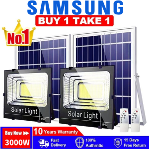 Samsung Solar Light Outdoor Sensor LED Lights FloodLight Waterproof Street Lamp IP67