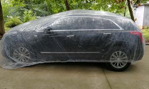 ส่งด่วน ผ้าพลาสติกใส มี 3 ขนาด ผ้าคลุมรถ กันน้ำ กันมูลสัตว์ พลาสติกกันฝุ่น ผ้าคลุมมอเตอร์ไซด์ คลุมเฟอร์นิเจอร์ พลาสติกใส