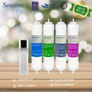Korea Water Filter Cartridge Replacement Set (4pcs) - Compatible for Cuckoo Queen Stand Water Dispenser