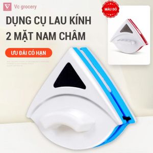 [HCM][XẢ KHO] Dụng Cụ Lau Kính 2 Mặt Hít Nam Châm Tam GiácMiếng Lau Kính Thông MinhDụng Cụ Vệ SinhLau Của Kiếng Chung Cư Làm Sạch Bụi Bẩn Trên Các Loại Kính Nhanh Chóng Hiệu Quả Giúp Tiết Kiệm Thời Gian Chi Phí.