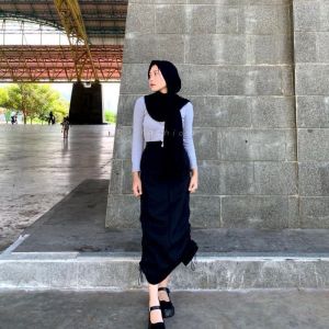 Rok Cargo Serut / Cargo Skirt Wanita Terbaru