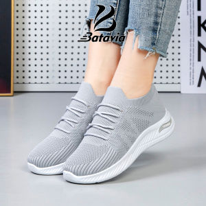 Batavia N10 N52 sepatu wanita terbaru Wanita Sepatu Olahraga Rajutan Sepatu Wanita  slip on Sepatu Wanita