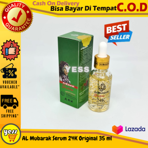 AL Mubarak Serum 24K Original 35 ml Serum AlMubarak Essence 24K Mengecilkan Pori2 Wajah COD - YESS