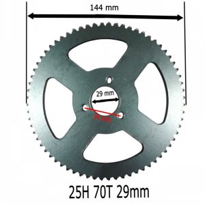 T8F 25H Rear sprocket for pocket bike goped mini bike dirt bike 49cc 52cc 63cc