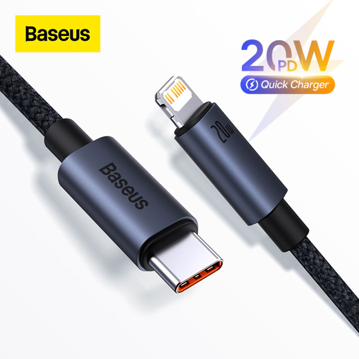 【48 hour shipped】Baseus PD20W USB C Fast Charging Cable for iPhone 13