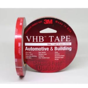 Isolasi Bolak Balik Double Tape 3M VHB 12 24 Merah Original Made in USA 12mm 24mm
