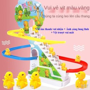 Đồ Chơi Vịt Vàng trượt cầu Leo Thang Phát Nhạc Cực Vui Cho Bé Yêu