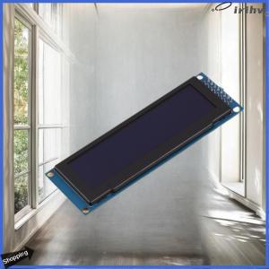 【jianzhanqinl】 โมดูลแสดงผล OLED ขนาด3.12นิ้ว SSD1322 256x64สำหรับส่วนเชื่อมต่อ STM32 SPI I2C กับหัวเสียบสำหรับ Arduino