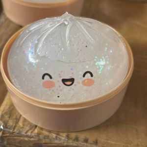 SG STOCKS Glitter Squishy Dumpling - Super Soft Kawaii Stress Toy Squishies Toys