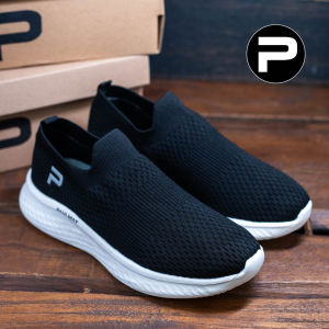 PAULMAY - Sepatu Slip On Running Pria Go Walk - Navy