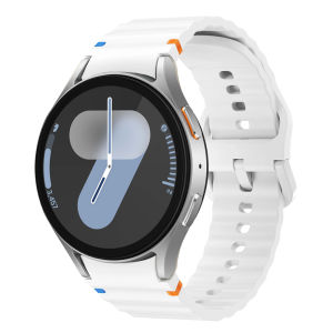 สายซิลิโคน for Samsung Galaxy Watch FE 7 6 5 4 44 40มม. 4 6 Classic 43 47 42 46 5 Pro 45มม. สร้อยข้อมือยางกีฬา