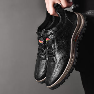 รองเท้าหนังกลับPU รองเท้าผู้ชาย รองเท้าลำลอง TL202
