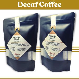 Arabica Decaf Coffee: Decaffeinated Whole Beans and Grounds Medium Dark Roasted Bean Grind per Order Decaffeinated Coffee for Brewing 250g 500g 1000g Drip Coffee