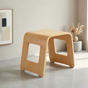 Sacesr Luxury Bamboo Stools Portable Living Room Aesthetic Chair Modern Home Interior Minimalist Footrest Room Decorative Furniture 9Q4T2