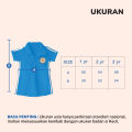 Kalale - Polo Dress Short Sleeved Dress Anak Perempuan Lengan Pendek Usia 1-3 Tahun. 