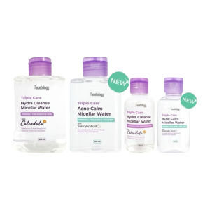 FACETOLOGY TRIPLE CARE MICELLAR WATER - ACNE CALM - HYDRA CLEANSE