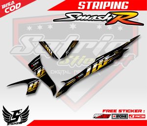 STRIPING MOTOR SUZUKI SMASH R VIETNAM STYLE / STICKER LIST MOTOR SUZUKI SMASH R