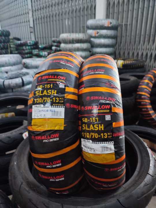 SWALLOW Ban Motor NMAX R13 Uk 110/70-13 & 130/70-13 Tubeless NMAX/ADV - SWALLOW SB-151 SLASH