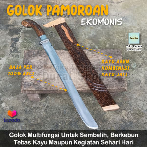 Golok Khas Cibatu Golok Pemotong Kayu Bambu dan Ranting Bahan Baja Per Asli Cod Dural Aren Panjang
