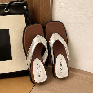 [Free Shipping] Thick-Soled Height-Increasing Wedge Flip-Flops For Women Summer Outdoor Wear 2026 New Model Suitable For Pairing With Skirts Beach Sandals