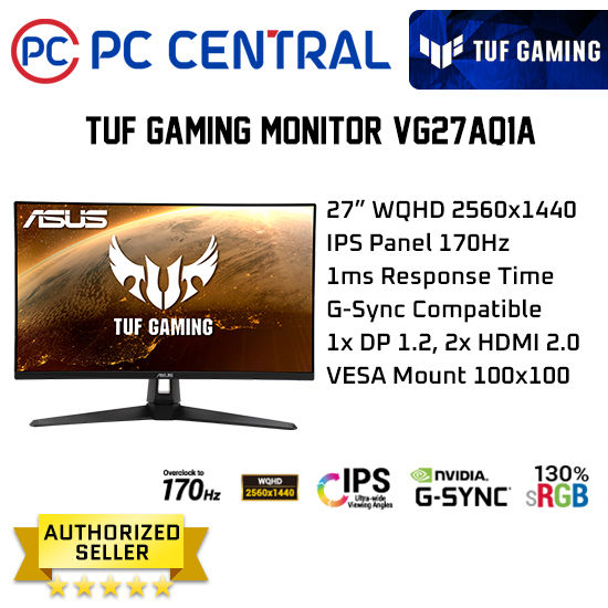Tuf Gaming Monitor Asus Tuf 144hz 1440p ASUS TUF Gaming VG27AQ1A
