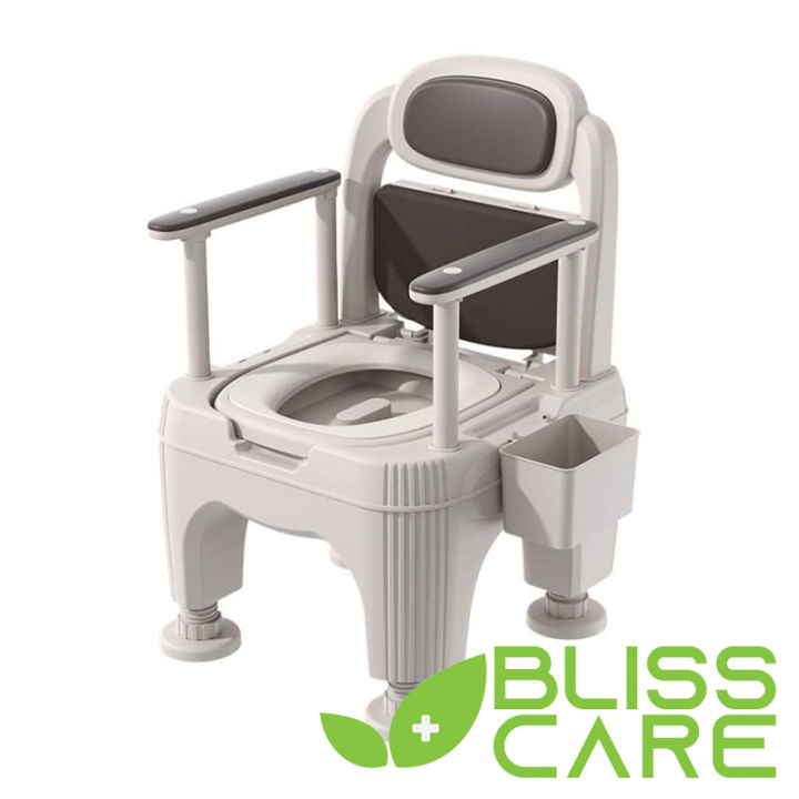 (Upgraded) Height Adjustable Elder Adult Pregnancy Disabled Toilet