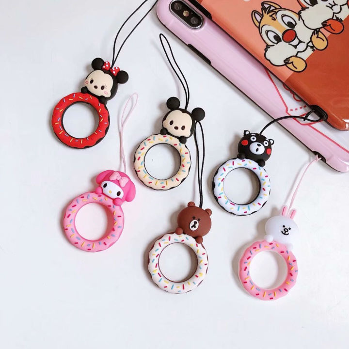 ZGF9175 Minne Mickey Mobile Phone Cartoon Key Lovely Lanyard Ring Strap ...