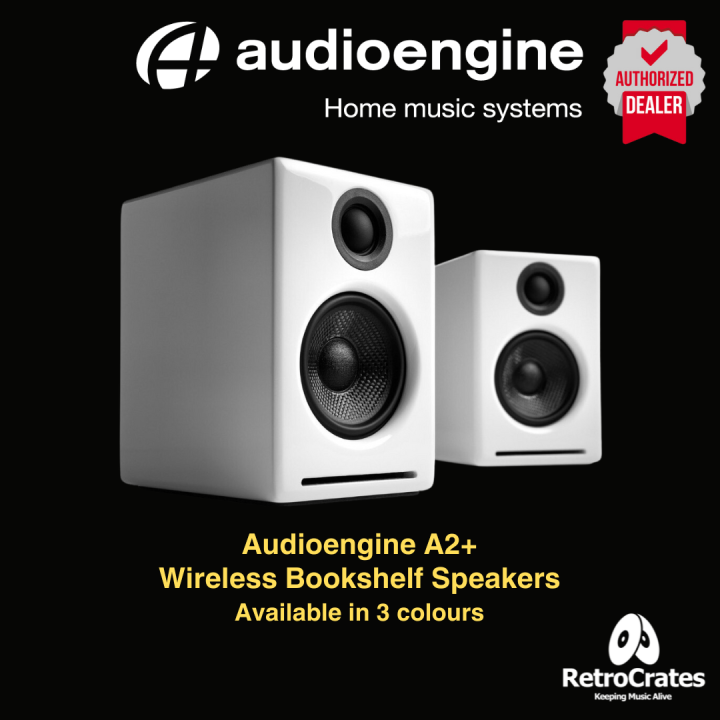 Audioengine A2+ Wireless Bookshelf Speakers | Lazada Singapore