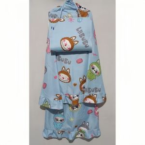 Mukena Labubu Anak Perempuan Mukena Karakter Mukenah Motif Labubu usia 6-12 tahun terbaru