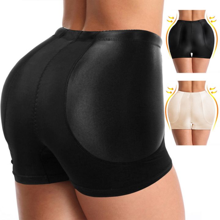 Women Butt Lifter Panties Padded Shapewear Hip Enhancer Pads Shorts  Seamless Underwear Tummy Control Boyshorts