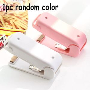 ZYJC SHOP Thúc đẩy nhấn Hộ gia đình Nhựa Dây kéo Đồ ăn Mini Niêm phong máy móc Chất bịt kín Capper