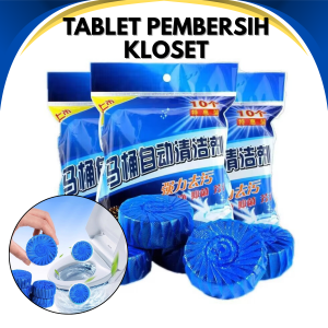 Tablet Biru Pembersih Toilet Penyegar & Pewangi Kloset Toilet Penghilang Bau WC
