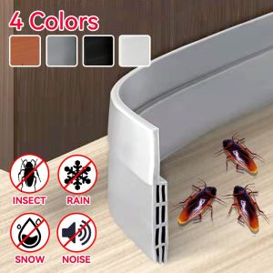 90cm Silicone Sealing Tape Door and Window Bottom Self-Adhesive Seal Strip Soundproof Insect-Proof Windproof