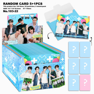 5+1PCS/PACK Rondom Hoiogrophic EN Twice Straykids IVE BINI BT NJZ Laser Cards PATTERN NO REPETITION