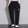 Celana Cargo Panjang Pria Korean style loose pants celana Olahraga Sport Jogging Big Size baggy pants Oversize longgar Celana training keren murah celana jumbo celana banyak kantong sweatpants quick dry cargo hitam. 
