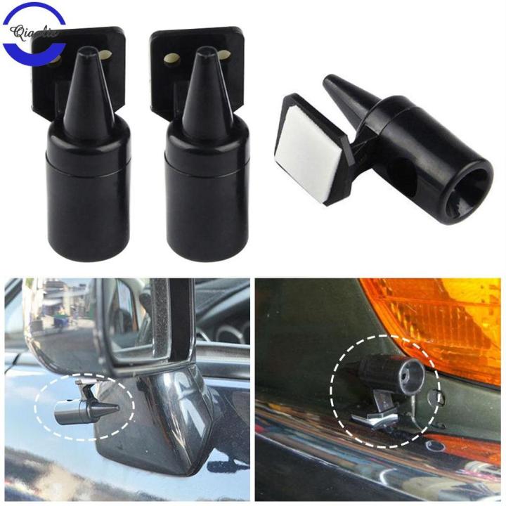 Qiaolis 2PCS Ultrasonic Whistles Car Animal Repeller Safety Sound
