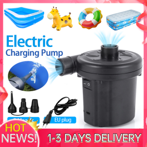 【Melaka Ready Stock】220V Electric Air Pump Inflatable Pool 3 Nozzles Portable 220V-240V Pump Pam Kolam Renang Pump Suit For Swimming Pool/Swimming Rings/Balloon/Inflatable Air Bed