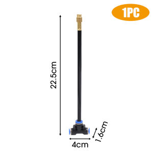 YESPERY 3-way Universal Atomization Sprinkler Adjustable Angle Watering Kits 20cm Copper Nozzle Balcony Rainforest Spray