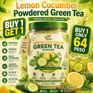 Lemon Cucumber Green Tea Powder – Detox Drink for Digestion & Reduce Bloating Healthy Weight Loss