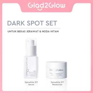 🩷 JAYA 🩷 GLAD2GLOW 2pcs bundle Skincare Paket Serum + Moisturizer glad2glow 1 flek hitam dan cuci muka menjagaskin barrier tanpa pengharum antiseptik kit perawatan kulit