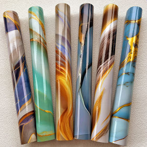 10M/Roll DIY Self-Adhesive Wallpaper Gilt Marble Wall Stickers Dining Room Kitchen Cabinet Decoration Mold Resistant and Waterproof Wall Sticker Home Decor