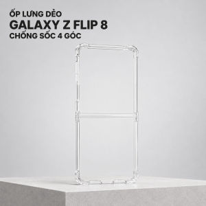 Ốp lưng dẻo Samsung Galaxy Z Flip 8 5G chống sốc 4 góc trong suốt