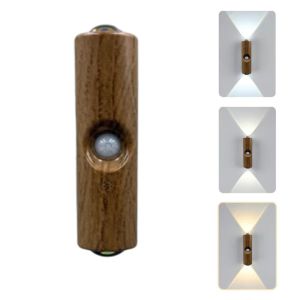 OKDEALS01 Wireless Sensor Night Light Portable 3/7 Colors Changing Wall LED Lamp Decorative Light USB Charging RGB Gradient Wall Lamp Home Decoration