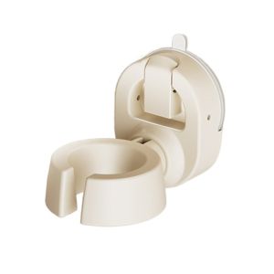 ZENGD ถ้วยดูด ชั้นเก็บเครื่องเป่าผม แข็งแรง ถอดออกได้ ที่วางไดร์เป่าผมและเครื่องหนีบผม แบบสากล ไม่ต้องเจาะ ที่ยึดผมแห้ง ชั้นวางในห้องน้ำ