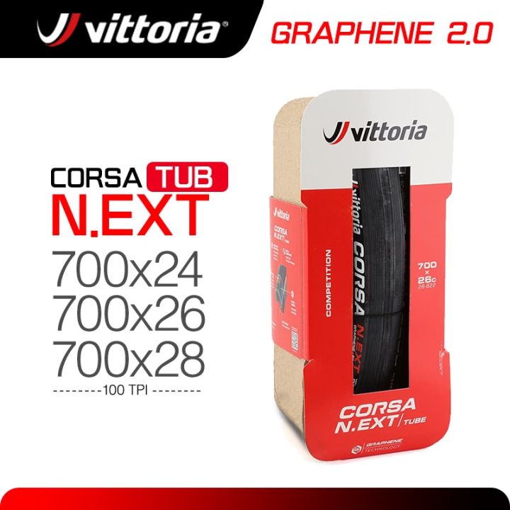 Vittoria Opona Corsa N.Ext G2.0 700X26C Czarna Zwijana Tubeless Ready - View #2