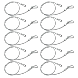 Professional Stage Light Safety Cable 5PCS/10PCS for Par Lights and Moving Heads 20Kg Load Capacity