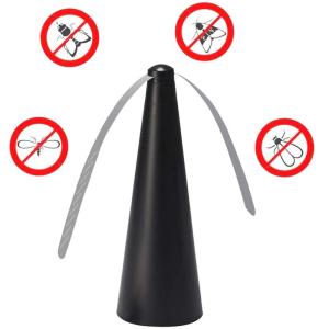Soft Blades Fan Fly Trap Repeller Battery Fly Repellent Fan Mosquitoes Insect Repellent Keep Flies Bugs Away From Food Protector (On hand)