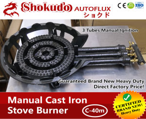 Manual Cast Iron Stove & Heavy Duty C30 2 Way Burner Shokudo